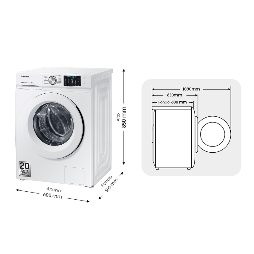 LAVADORA SAMSUNG WW11BBA046TWEC_1